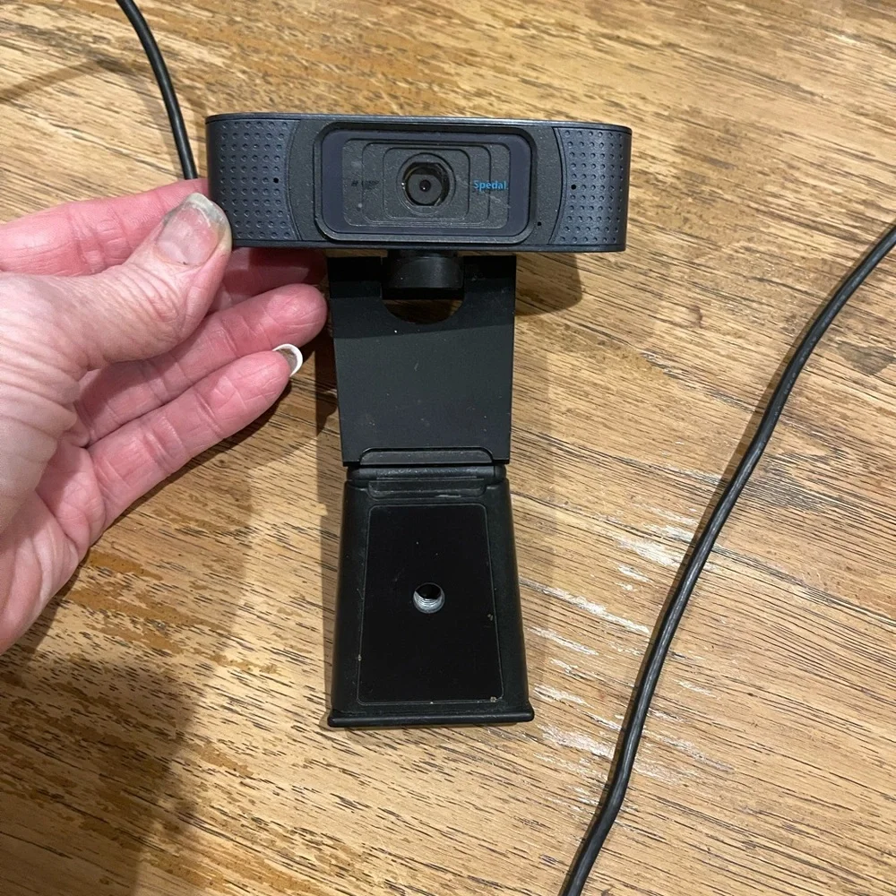 Logitech Black Webcam with Adjustable Stand
